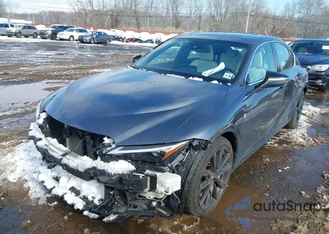 2021 Lexus Is 350 F Sport из США, поврежденный, VIN JTHGZ1E22M5021072